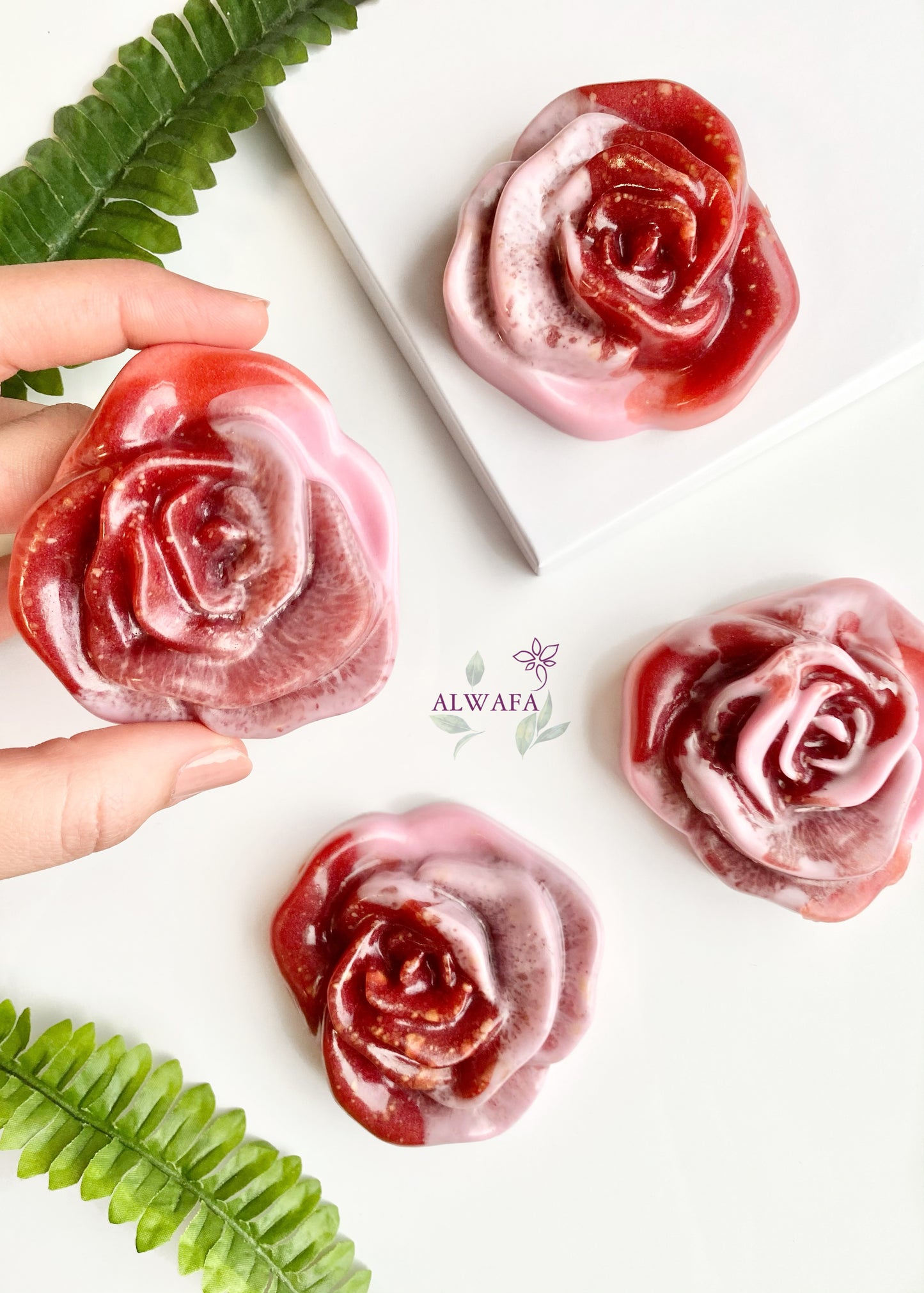 Rose water & oat soap