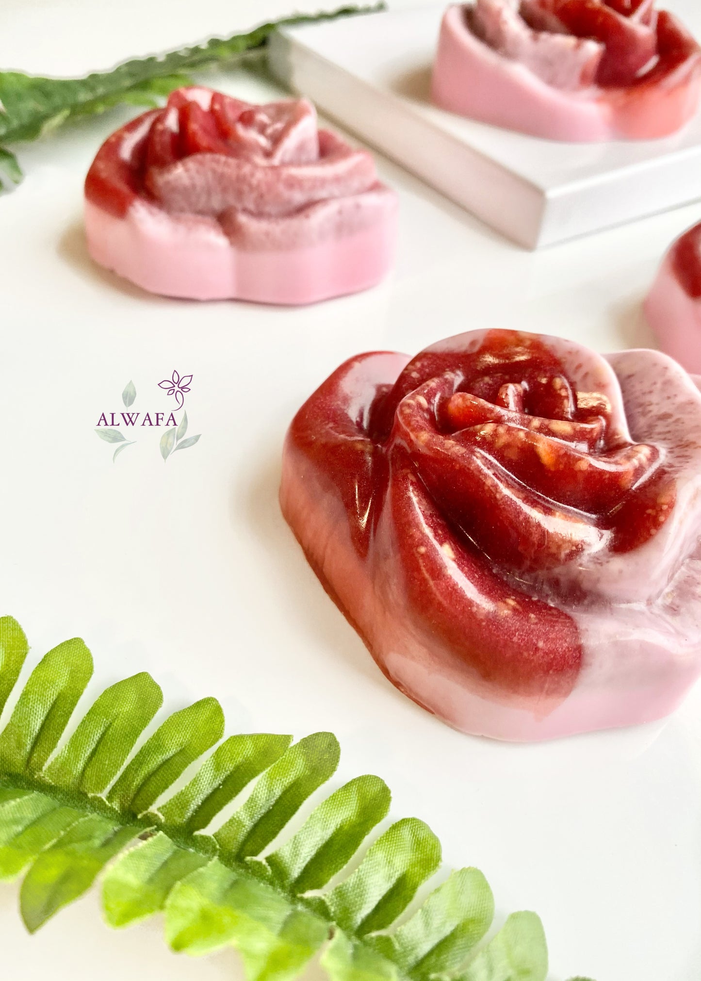 Rose water & oat soap