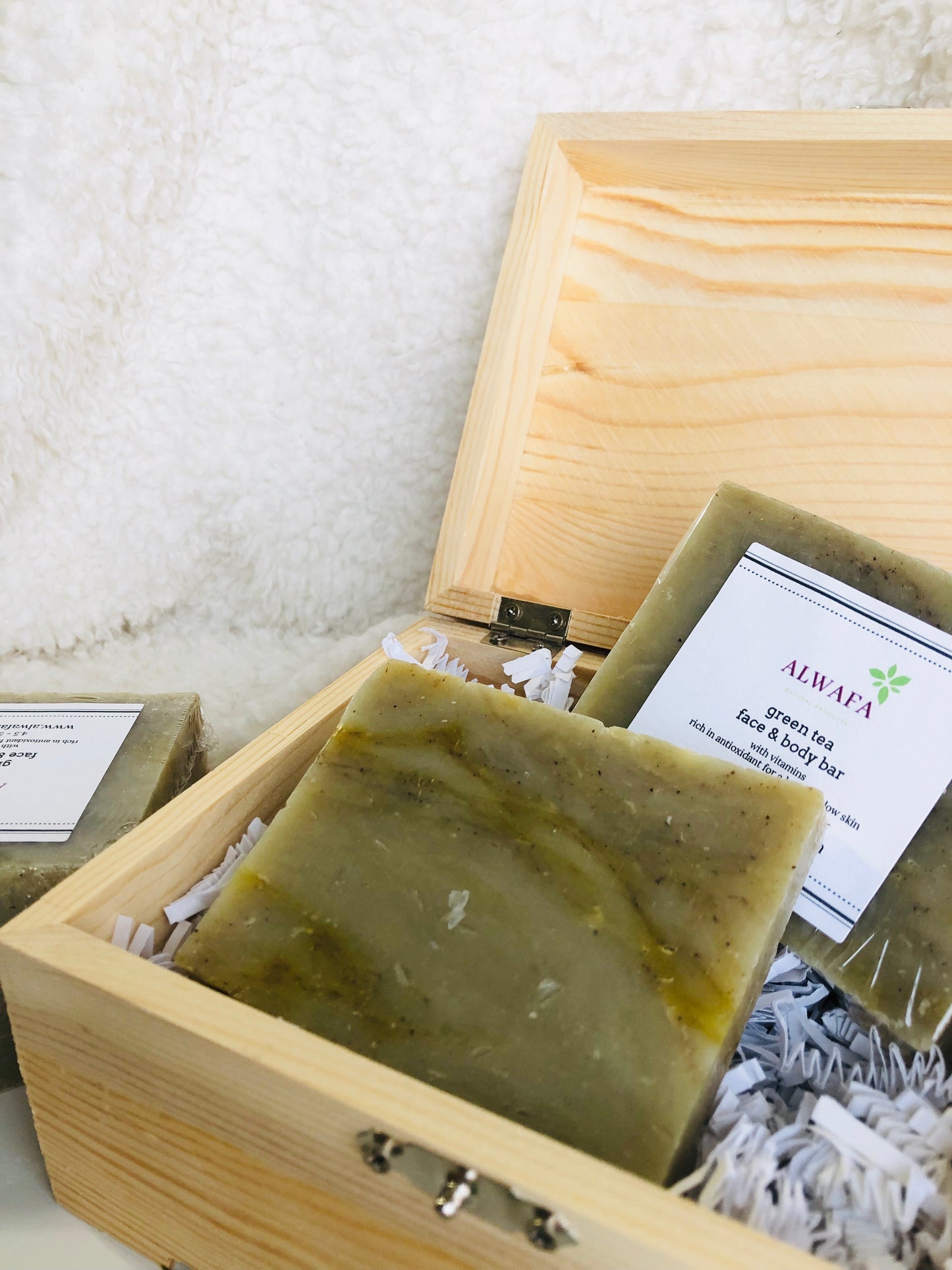 Green tea soap